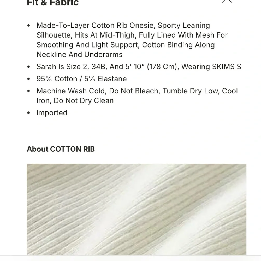 Skims bodysuit - Picture 7 of 7